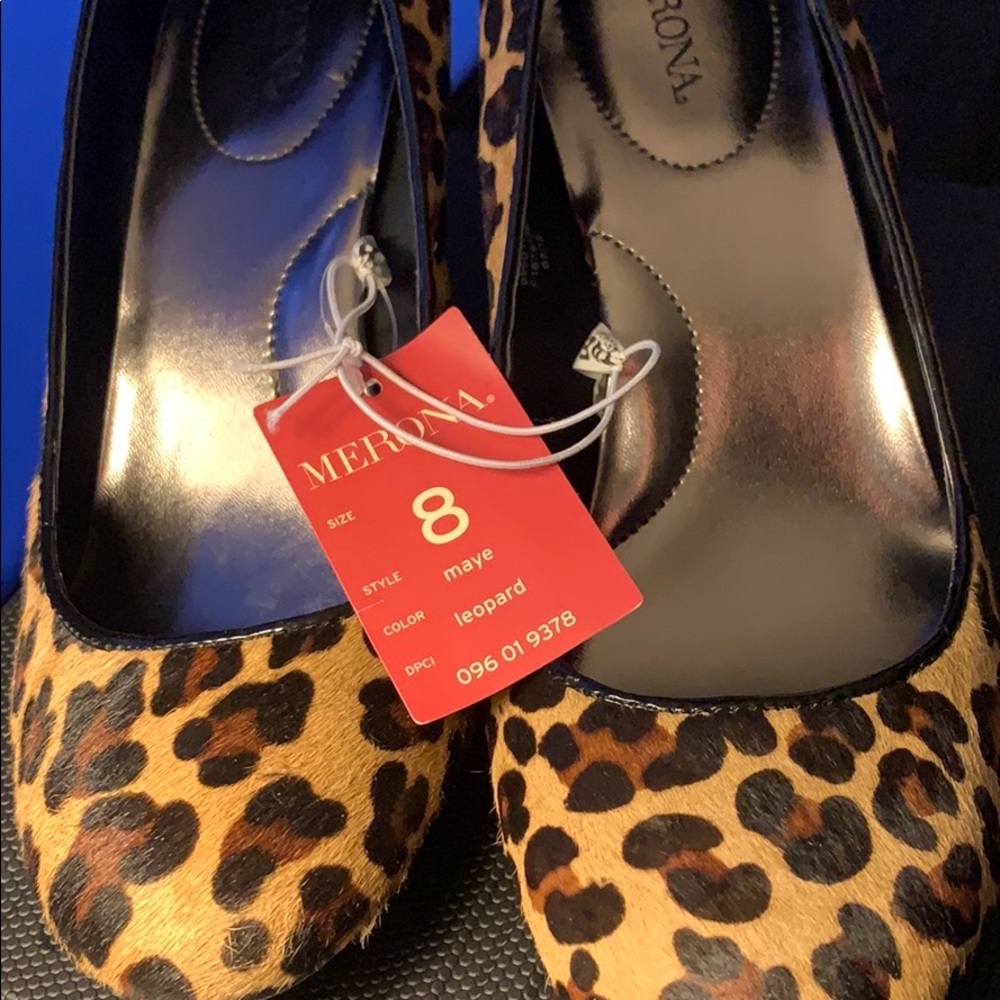 Animal print heels by Merona. 3 in. heels. - Picture 2 of 2
